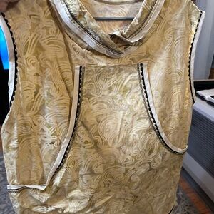 Elegant Cream Women's Sweater Tank Top